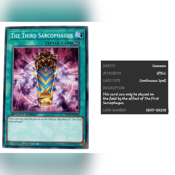 YU-GI-OH SARCOPHAGUS LOT ~ FIRST - SECOND - THIRD ~ MINT - Picture 4 of 5